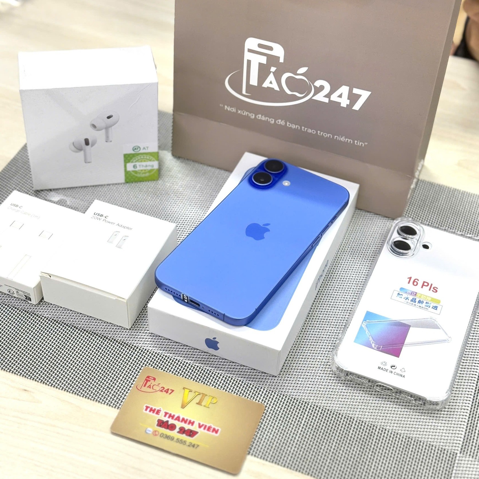 Táo 247 cam kết sản phẩm 100% nguyên zin, chính hãng - Khi mua hàng, khách hàng sẽ được tặng full bộ phụ kiện + bảo hành đầy đủ