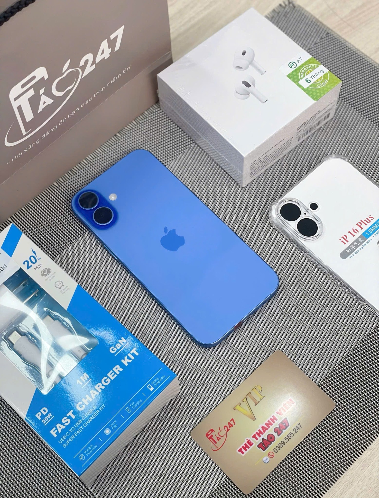 Táo 247 cam kết sản phẩm 100% nguyên zin, chính hãng - Khi mua hàng, khách hàng sẽ được tặng full bộ phụ kiện + bảo hành đầy đủ