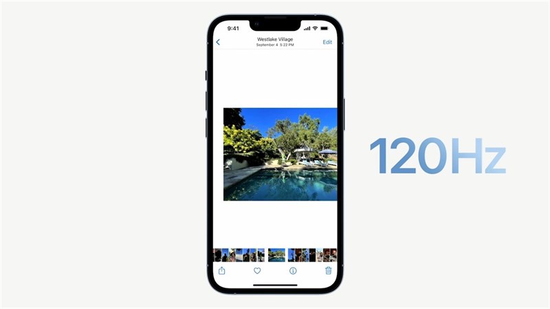 Màn hình 120Hz cực mượt mà của iPhone 13 - Táo 247