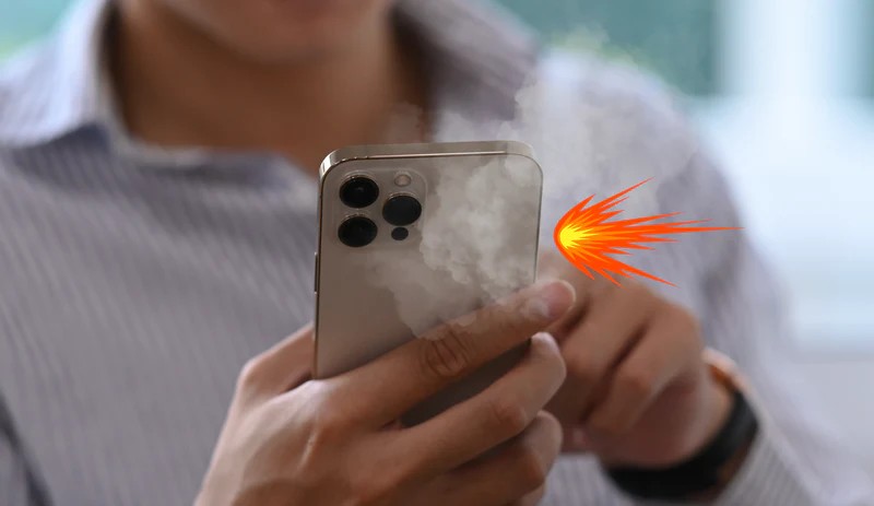 iPhone 12 Pro bị nóng máy có làm sao không 