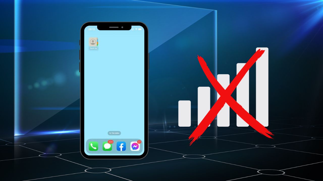 Sửa lỗi mất sóng trên iPhone