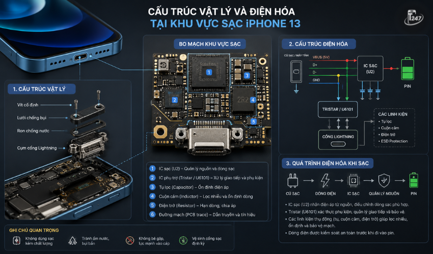 Cấu trúc vật lý và điện hóa tại khu vực tiếp xúc nguồn điện | Táo 247