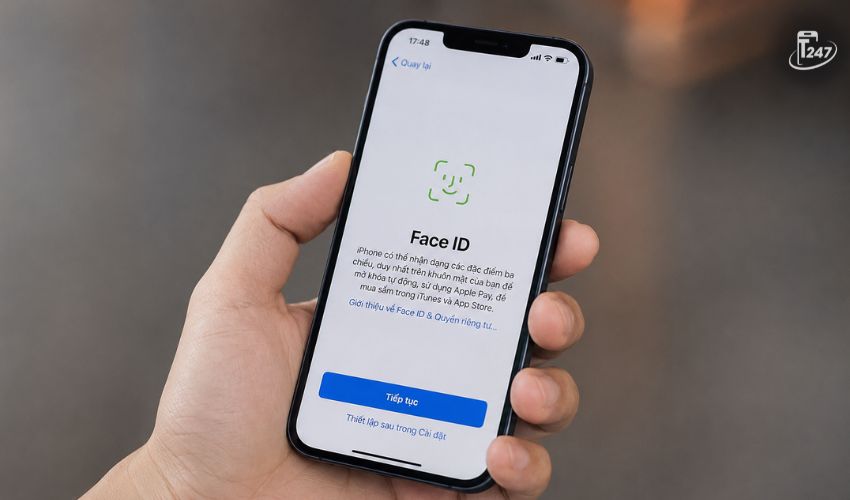 Tình trạng iPhone 13 bị lỗi Face ID hiển thị thông báo không khả dụng | Táo 247