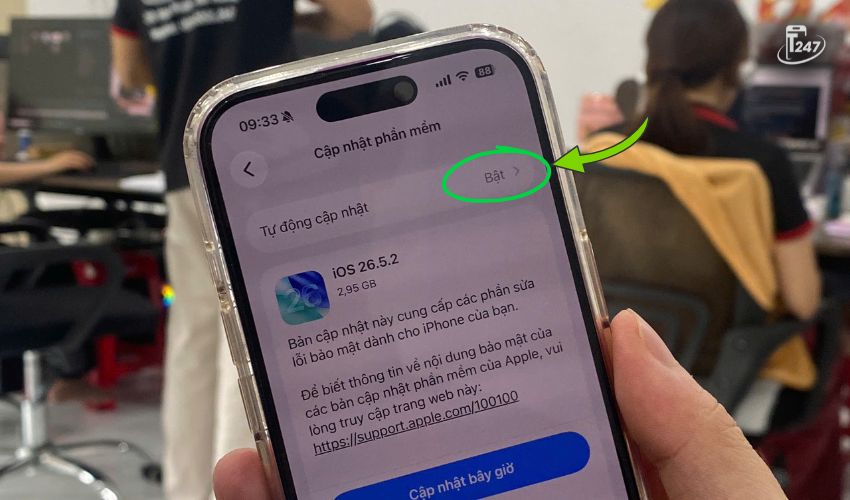 Bật chế độ tự động cập nhật trên iPhone | Táo 247