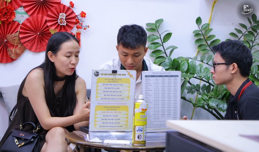 Hãy liên hệ ngay Táo 247 để được đội ngũ kỹ thuật viên giàu kinh nghiệm hỗ trợ nhanh chóng và chuyên nghiệp.