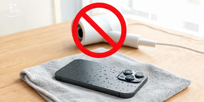 Những điều tuyệt đối không được làm khi iPhone bị vào nước | Táo 247