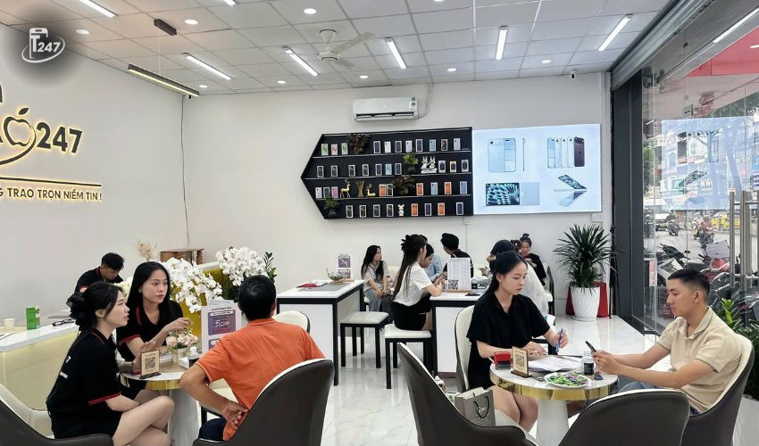 Không gian thoáng mát, sạch sẽ Táo 247