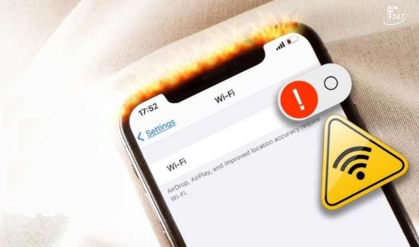 Ví dụ minh họa về lỗi iPhone 14 Pro Max không kết nối được wifi | Táo 247